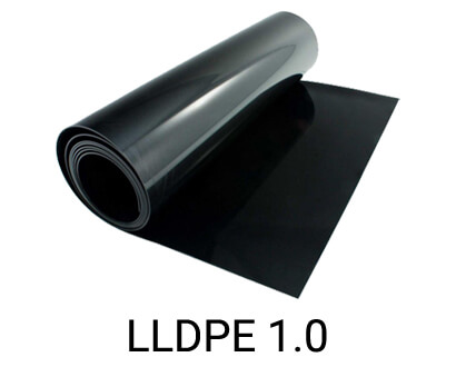 Геомембрана LLDPE (ЛПЭВД) толщиной 1.0 мм